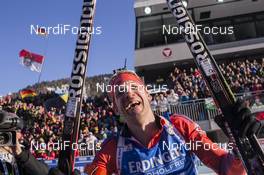 16.02.2017, Hochfilzen, Austria (AUT): Lowell Bailey (USA) - IBU world championships biathlon, individual men, Hochfilzen (AUT). www.nordicfocus.com. © NordicFocus. Every downloaded picture is fee-liable.