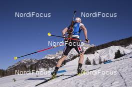16.02.2017, Hochfilzen, Austria (AUT): Daniel Mesotitsch (AUT) - IBU world championships biathlon, individual men, Hochfilzen (AUT). www.nordicfocus.com. © NordicFocus. Every downloaded picture is fee-liable.