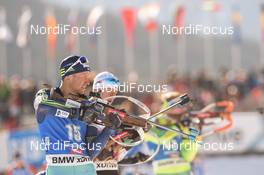 16.02.2017, Hochfilzen, Austria (AUT): Sergey Semenov (UKR) - IBU world championships biathlon, individual men, Hochfilzen (AUT). www.nordicfocus.com. © NordicFocus. Every downloaded picture is fee-liable.