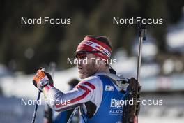 16.02.2017, Hochfilzen, Austria (AUT): Simon Eder (AUT) - IBU world championships biathlon, individual men, Hochfilzen (AUT). www.nordicfocus.com. © NordicFocus. Every downloaded picture is fee-liable.