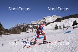16.02.2017, Hochfilzen, Austria (AUT): Daumants Lusa (LAT) - IBU world championships biathlon, individual men, Hochfilzen (AUT). www.nordicfocus.com. © NordicFocus. Every downloaded picture is fee-liable.
