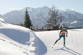 16.02.2017, Hochfilzen, Austria (AUT): Martin Fourcade (FRA) - IBU world championships biathlon, individual men, Hochfilzen (AUT). www.nordicfocus.com. © NordicFocus. Every downloaded picture is fee-liable.