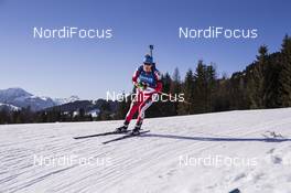 16.02.2017, Hochfilzen, Austria (AUT): Thierry Langer (BEL) - IBU world championships biathlon, individual men, Hochfilzen (AUT). www.nordicfocus.com. © NordicFocus. Every downloaded picture is fee-liable.