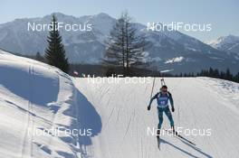 16.02.2017, Hochfilzen, Austria (AUT): Jean Guillaume Beatrix (FRA) - IBU world championships biathlon, individual men, Hochfilzen (AUT). www.nordicfocus.com. © NordicFocus. Every downloaded picture is fee-liable.