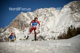 16.02.2017, Hochfilzen, Austria (AUT): Macx Davies (CAN) - IBU world championships biathlon, individual men, Hochfilzen (AUT). www.nordicfocus.com. © NordicFocus. Every downloaded picture is fee-liable.