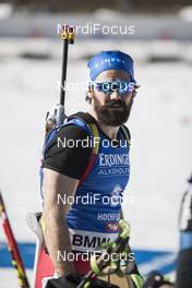 16.02.2017, Hochfilzen, Austria (AUT): Michael Roesch (BEL) - IBU world championships biathlon, individual men, Hochfilzen (AUT). www.nordicfocus.com. © NordicFocus. Every downloaded picture is fee-liable.