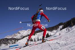 16.02.2017, Hochfilzen, Austria (AUT): Sergey Bocharnikov (BLR) - IBU world championships biathlon, individual men, Hochfilzen (AUT). www.nordicfocus.com. © NordicFocus. Every downloaded picture is fee-liable.