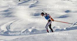16.02.2017, Hochfilzen, Austria (AUT): Dominik Landertinger (AUT) - IBU world championships biathlon, individual men, Hochfilzen (AUT). www.nordicfocus.com. © NordicFocus. Every downloaded picture is fee-liable.