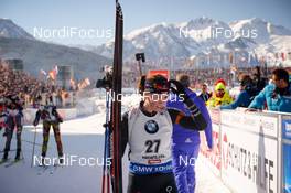 19.02.2017, Hochfilzen, Austria (AUT): Selina Gasparin (SUI) - IBU world championships biathlon, mass women, Hochfilzen (AUT). www.nordicfocus.com. © NordicFocus. Every downloaded picture is fee-liable.