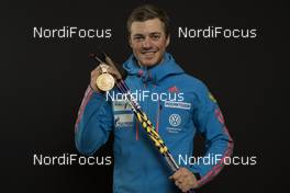 18.02.2017, Hochfilzen, Austria (AUT): Anton Babikov (RUS) - IBU world championships biathlon, medals, Hochfilzen (AUT). www.nordicfocus.com. © NordicFocus. Every downloaded picture is fee-liable.