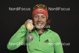 10.02.2017, Hochfilzen, Austria (AUT): Laura Dahlmeier (GER) - IBU world championships biathlon, medals, Hochfilzen (AUT). www.nordicfocus.com. © NordicFocus. Every downloaded picture is fee-liable.