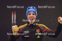 19.02.2017, Hochfilzen, Austria (AUT): Simon Schempp (GER) - IBU world championships biathlon, medals, Hochfilzen (AUT). www.nordicfocus.com. © NordicFocus. Every downloaded picture is fee-liable.