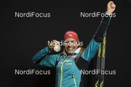 12.02.2017, Hochfilzen, Austria (AUT): Gabriela Koukalova (CZE) - IBU world championships biathlon, medals, Hochfilzen (AUT). www.nordicfocus.com. © NordicFocus. Every downloaded picture is fee-liable.