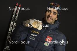 18.02.2017, Hochfilzen, Austria (AUT): Martin Fourcade (FRA) - IBU world championships biathlon, medals, Hochfilzen (AUT). www.nordicfocus.com. © NordicFocus. Every downloaded picture is fee-liable.