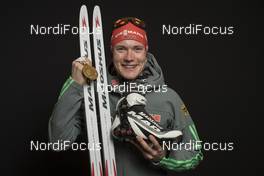 11.02.2017, Hochfilzen, Austria (AUT): Benedikt Doll (GER) - IBU world championships biathlon, medals, Hochfilzen (AUT). www.nordicfocus.com. © NordicFocus. Every downloaded picture is fee-liable.