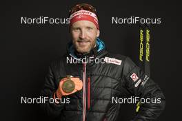 18.02.2017, Hochfilzen, Austria (AUT): Simon Eder (AUT) - IBU world championships biathlon, medals, Hochfilzen (AUT). www.nordicfocus.com. © NordicFocus. Every downloaded picture is fee-liable.