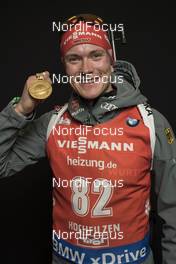11.02.2017, Hochfilzen, Austria (AUT): Benedikt Doll (GER) - IBU world championships biathlon, medals, Hochfilzen (AUT). www.nordicfocus.com. © NordicFocus. Every downloaded picture is fee-liable.