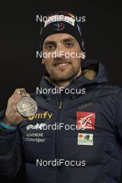 18.02.2017, Hochfilzen, Austria (AUT): Simon Desthieux (FRA) - IBU world championships biathlon, medals, Hochfilzen (AUT). www.nordicfocus.com. © NordicFocus. Every downloaded picture is fee-liable.