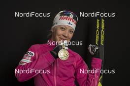 19.02.2017, Hochfilzen, Austria (AUT): Kaisa Makarainen (FIN) - IBU world championships biathlon, medals, Hochfilzen (AUT). www.nordicfocus.com. © NordicFocus. Every downloaded picture is fee-liable.