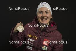 17.02.2017, Hochfilzen, Austria (AUT): Justine Braisaz (FRA) - IBU world championships biathlon, medals, Hochfilzen (AUT). www.nordicfocus.com. © NordicFocus. Every downloaded picture is fee-liable.