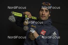 16.02.2017, Hochfilzen, Austria (AUT): Martin Fourcade (FRA) - IBU world championships biathlon, medals, Hochfilzen (AUT). www.nordicfocus.com. © NordicFocus. Every downloaded picture is fee-liable.