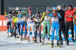 09.02.2017, Hochfilzen, Austria (AUT): Lisa Vittozzi (ITA) - IBU world championships biathlon, relay mixed, Hochfilzen (AUT). www.nordicfocus.com. © NordicFocus. Every downloaded picture is fee-liable.