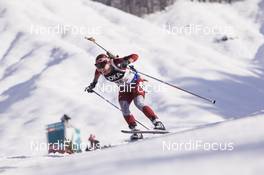 09.02.2017, Hochfilzen, Austria (AUT): Baiba Bendika (LAT) - IBU world championships biathlon, relay mixed, Hochfilzen (AUT). www.nordicfocus.com. © NordicFocus. Every downloaded picture is fee-liable.