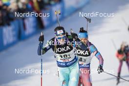 09.02.2017, Hochfilzen, Austria (AUT): Yuliia Dzhima (UKR) - IBU world championships biathlon, relay mixed, Hochfilzen (AUT). www.nordicfocus.com. © NordicFocus. Every downloaded picture is fee-liable.