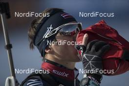 09.02.2017, Hochfilzen, Austria (AUT): Andrejs Rastorgujevs (LAT) - IBU world championships biathlon, relay mixed, Hochfilzen (AUT). www.nordicfocus.com. © NordicFocus. Every downloaded picture is fee-liable.