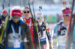 09.02.2017, Hochfilzen, Austria (AUT): Lisa Theresa Hauser (AUT) - IBU world championships biathlon, relay mixed, Hochfilzen (AUT). www.nordicfocus.com. © NordicFocus. Every downloaded picture is fee-liable.