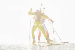 09.02.2017, Hochfilzen, Austria (AUT): Remus Faur (ROU), Lukasz Szczurek (POL) - IBU world championships biathlon, relay mixed, Hochfilzen (AUT). www.nordicfocus.com. © NordicFocus. Every downloaded picture is fee-liable.
