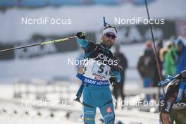 09.02.2017, Hochfilzen, Austria (AUT): Martin Fourcade (FRA) - IBU world championships biathlon, relay mixed, Hochfilzen (AUT). www.nordicfocus.com. © NordicFocus. Every downloaded picture is fee-liable.