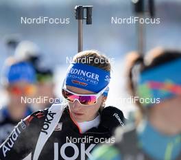 09.02.2017, Hochfilzen, Austria (AUT): Vanessa Hinz (GER) - IBU world championships biathlon, relay mixed, Hochfilzen (AUT). www.nordicfocus.com. © NordicFocus. Every downloaded picture is fee-liable.
