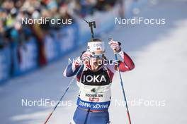 09.02.2017, Hochfilzen, Austria (AUT): Tiril Eckhoff (NOR) - IBU world championships biathlon, relay mixed, Hochfilzen (AUT). www.nordicfocus.com. © NordicFocus. Every downloaded picture is fee-liable.