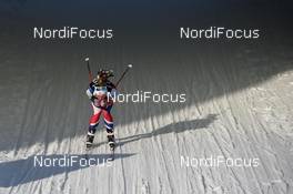 09.02.2017, Hochfilzen, Austria (AUT): Marte Olsbu (NOR) - IBU world championships biathlon, relay mixed, Hochfilzen (AUT). www.nordicfocus.com. © NordicFocus. Every downloaded picture is fee-liable.