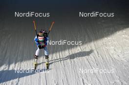 09.02.2017, Hochfilzen, Austria (AUT): Mari Laukkanen (FIN) - IBU world championships biathlon, relay mixed, Hochfilzen (AUT). www.nordicfocus.com. © NordicFocus. Every downloaded picture is fee-liable.
