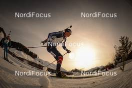 12.02.2017, Hochfilzen, Austria (AUT): Andrejs Rastorgujevs (LAT) - IBU world championships biathlon, pursuit men, Hochfilzen (AUT). www.nordicfocus.com. © NordicFocus. Every downloaded picture is fee-liable.
