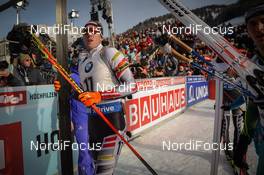 12.02.2017, Hochfilzen, Austria (AUT): Dominik Landertinger (AUT) - IBU world championships biathlon, pursuit men, Hochfilzen (AUT). www.nordicfocus.com. © NordicFocus. Every downloaded picture is fee-liable.