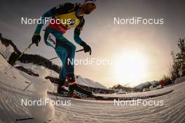 12.02.2017, Hochfilzen, Austria (AUT): Martin Fourcade (FRA) - IBU world championships biathlon, pursuit men, Hochfilzen (AUT). www.nordicfocus.com. © NordicFocus. Every downloaded picture is fee-liable.