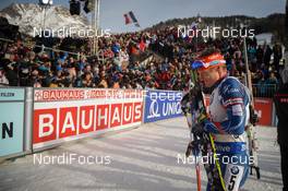 12.02.2017, Hochfilzen, Austria (AUT): Ondrej Moravec (CZE) - IBU world championships biathlon, pursuit men, Hochfilzen (AUT). www.nordicfocus.com. © NordicFocus. Every downloaded picture is fee-liable.