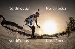 12.02.2017, Hochfilzen, Austria (AUT): Roland Lessing (EST) - IBU world championships biathlon, pursuit men, Hochfilzen (AUT). www.nordicfocus.com. © NordicFocus. Every downloaded picture is fee-liable.