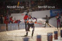 12.02.2017, Hochfilzen, Austria (AUT): Daniel Mesotitsch (AUT) - IBU world championships biathlon, pursuit men, Hochfilzen (AUT). www.nordicfocus.com. © NordicFocus. Every downloaded picture is fee-liable.
