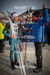 12.02.2017, Hochfilzen, Austria (AUT): Simon Desthieux (FRA) - IBU world championships biathlon, pursuit men, Hochfilzen (AUT). www.nordicfocus.com. © NordicFocus. Every downloaded picture is fee-liable.