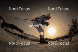 12.02.2017, Hochfilzen, Austria (AUT): Olli Hiidensalo (FIN) - IBU world championships biathlon, pursuit men, Hochfilzen (AUT). www.nordicfocus.com. © NordicFocus. Every downloaded picture is fee-liable.