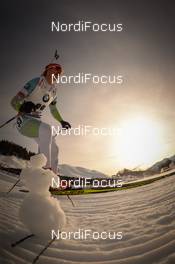 12.02.2017, Hochfilzen, Austria (AUT): Klemen Bauer (SLO) - IBU world championships biathlon, pursuit men, Hochfilzen (AUT). www.nordicfocus.com. © NordicFocus. Every downloaded picture is fee-liable.