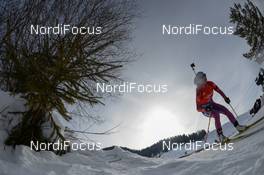12.02.2017, Hochfilzen, Austria (AUT): Joanne Reid (USA) - IBU world championships biathlon, pursuit women, Hochfilzen (AUT). www.nordicfocus.com. © NordicFocus. Every downloaded picture is fee-liable.
