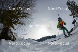 12.02.2017, Hochfilzen, Austria (AUT): Anna Magnusson (SWE) - IBU world championships biathlon, pursuit women, Hochfilzen (AUT). www.nordicfocus.com. © NordicFocus. Every downloaded picture is fee-liable.