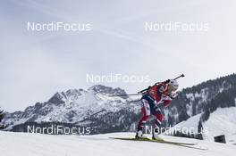 12.02.2017, Hochfilzen, Austria (AUT): Tiril Eckhoff (NOR) - IBU world championships biathlon, pursuit women, Hochfilzen (AUT). www.nordicfocus.com. © NordicFocus. Every downloaded picture is fee-liable.
