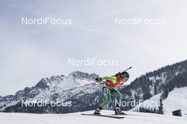 12.02.2017, Hochfilzen, Austria (AUT): Anna Magnusson (SWE) - IBU world championships biathlon, pursuit women, Hochfilzen (AUT). www.nordicfocus.com. © NordicFocus. Every downloaded picture is fee-liable.