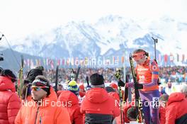 12.02.2017, Hochfilzen, Austria (AUT): Susan Dunklee (USA) - IBU world championships biathlon, pursuit women, Hochfilzen (AUT). www.nordicfocus.com. © NordicFocus. Every downloaded picture is fee-liable.